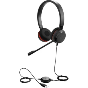 Jabra Evolve 30 II Stereo UC USB C/A adapter - Crystal-clear Audio Quality for Professionals