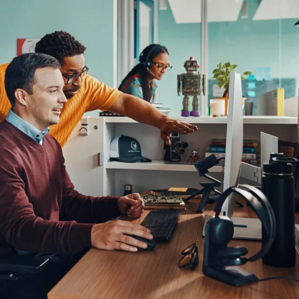 Poly Voyager Focus 2 Microsoft Teams Cer - Wireless Stereo Headset with Omni-Directional Microphone - Image 3