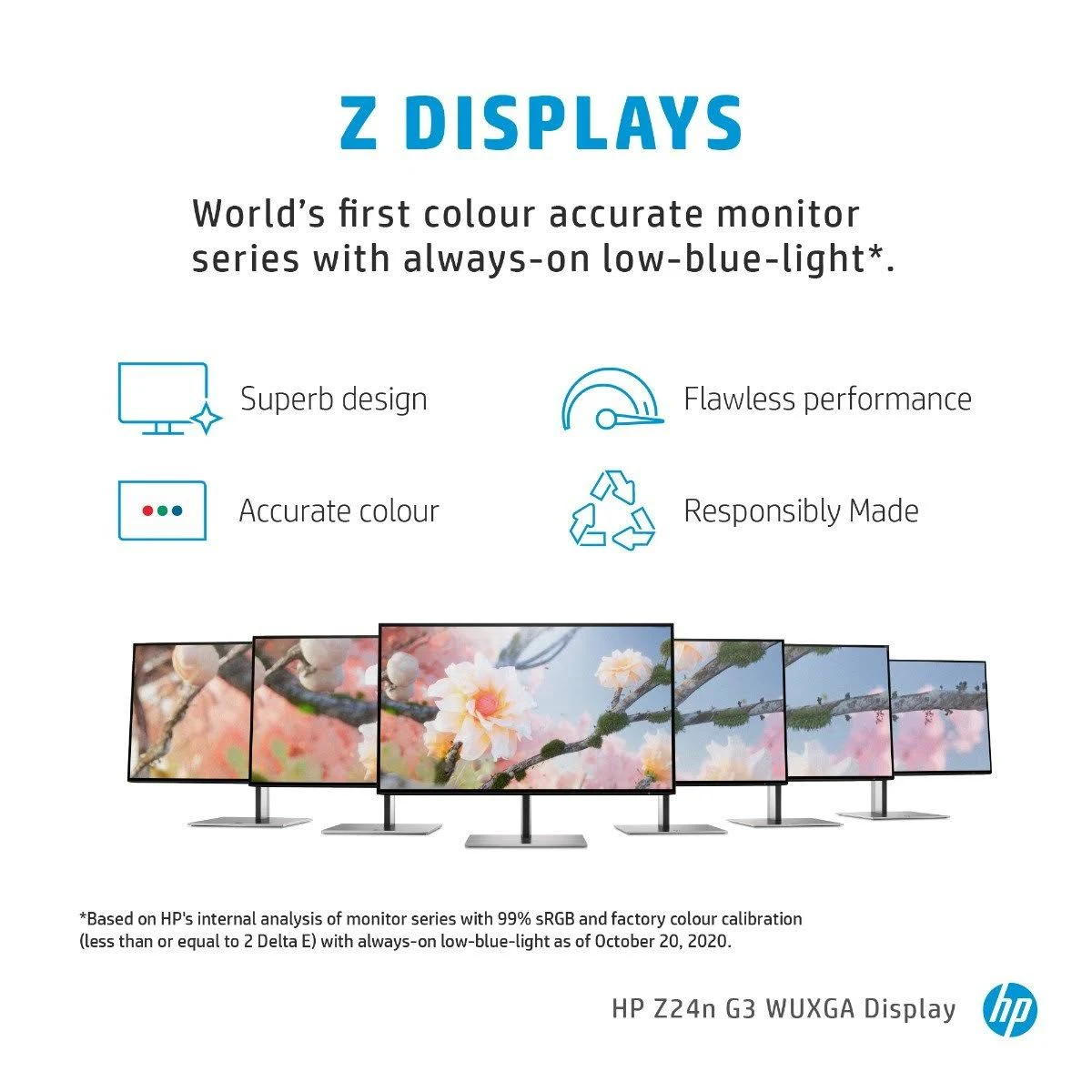 Hp HP Z24n 24" WUXGA IPS Monitor with USB Hub and HDMI - Additional View
