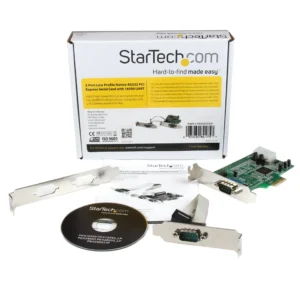 Startech.Com StarTech.com Low-Profile PCIe Serial Card with Dual Ports