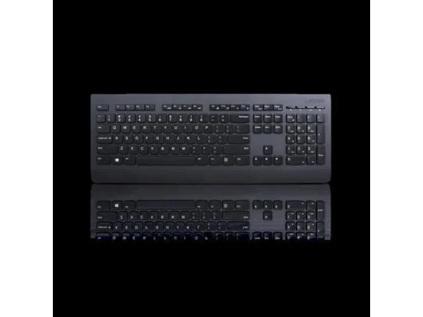 Lenovo Lenovo Professional Wireless Keyboard - USB, US English, Black - Additional View