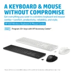 Hp HP 920 Wireless Bluetooth Mouse & Keyboard Combo - Black - Additional View