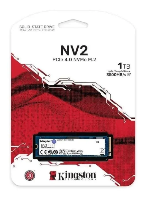 Kingston 1000G NV3 M.2 2280 PCIE 4.0 NVME SSD Storage