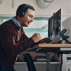 Hp HP Savi 8420 Wireless Stereo Office Headset - DECT Binaural - Additional View