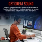 Hp HP Poly Blackwire 5220 Wired Stereo Headset - Noise Cancelling, USB-C, Teams Certified