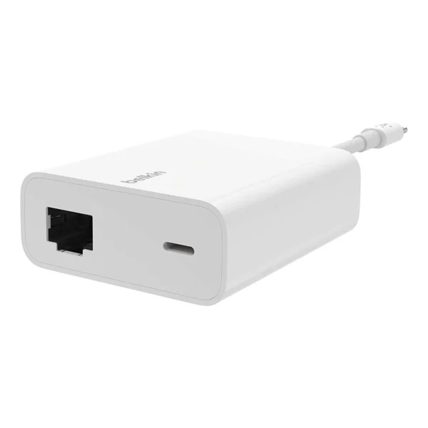 Belkin Belkin B2B165BT Ethernet Adapter for Tablets - Portable Lightning Connection - Additional View