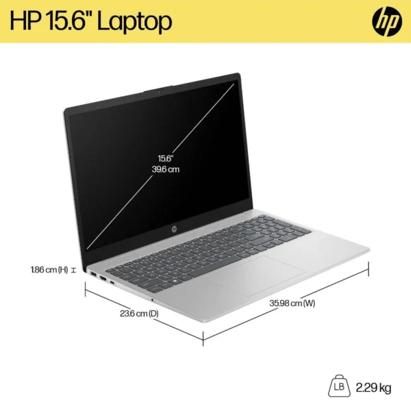 Hp HP 15.6" Notebook - Intel i5, 16GB RAM, 512GB SSD, Silver - Additional View