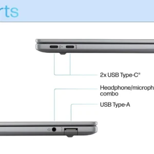 Hp HP OmniBook X 14" Touchscreen Notebook - 1TB SSD, Snapdragon, Silver - Additional View
