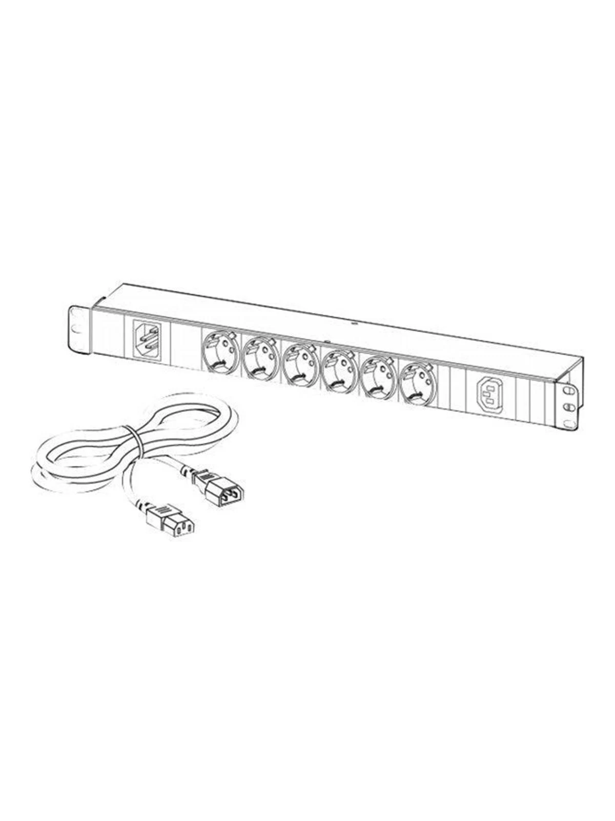 Apc APC EasyPDU EPDU1010B-SCH Rack-Mountable Power Distribution Unit - Additional View