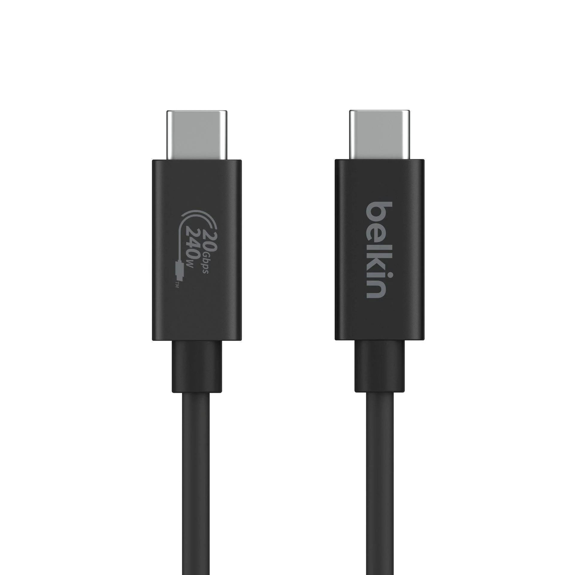 Belkin Belkin USB4 Thunderbolt 4 Cable 2m, 20Gbps A/V & Powe Belkin Belkin USB4 Thunderbolt 4 Cable 2m, 20Gbps A/V & Power Transfer