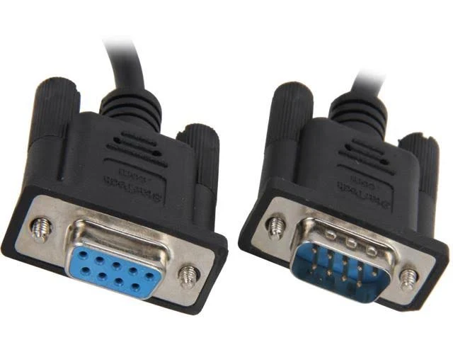 Startech.Com StarTech 1m Black DB9 RS232 Serial Cable M/F Ex Startech.Com StarTech 1m Black DB9 RS232 Serial Cable M/F Extension