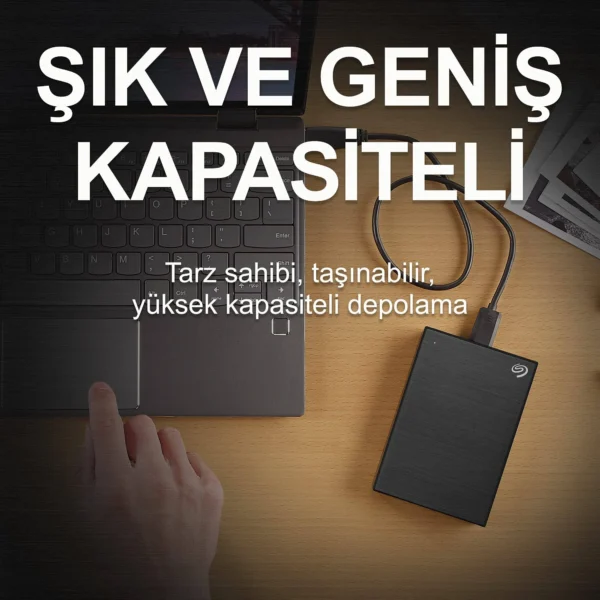 Seagate Seagate One Touch 5TB Portable USB 3.0 Hard Drive - Space Gray